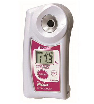 ATAGO(愛拓)便攜式數(shù)顯折射儀PAL-61S 硝酸鈉濃度計(jì)