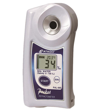 ATAGO(愛拓)便攜式數(shù)顯海水折射計(jì)/鹽水濃度計(jì) PAL-06S 海水濃度計(jì)(‰)